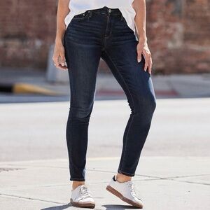 Anthropologie Earnest Sewn Dark Wash Denim Harlan Straight Leg Jeans - Size 29